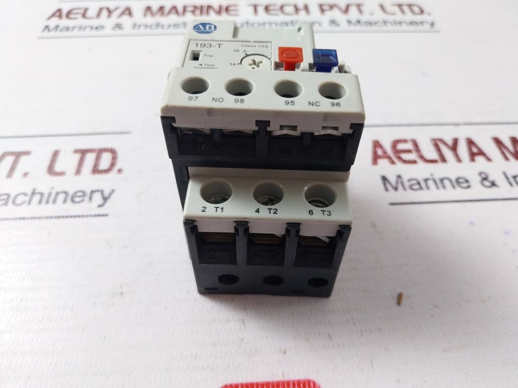 Allen-bradley 193-t1ac16 Thermal Overload Relay 5a - Image 4