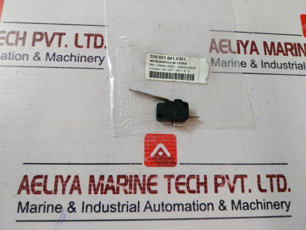 Crouzet Ipso 2090014500 Microswitch With Lever