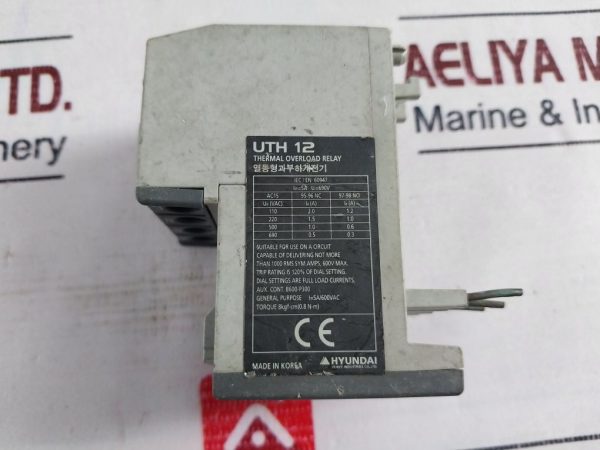 Hyundai Uth 12k Thermal Overload Relay - Image 5