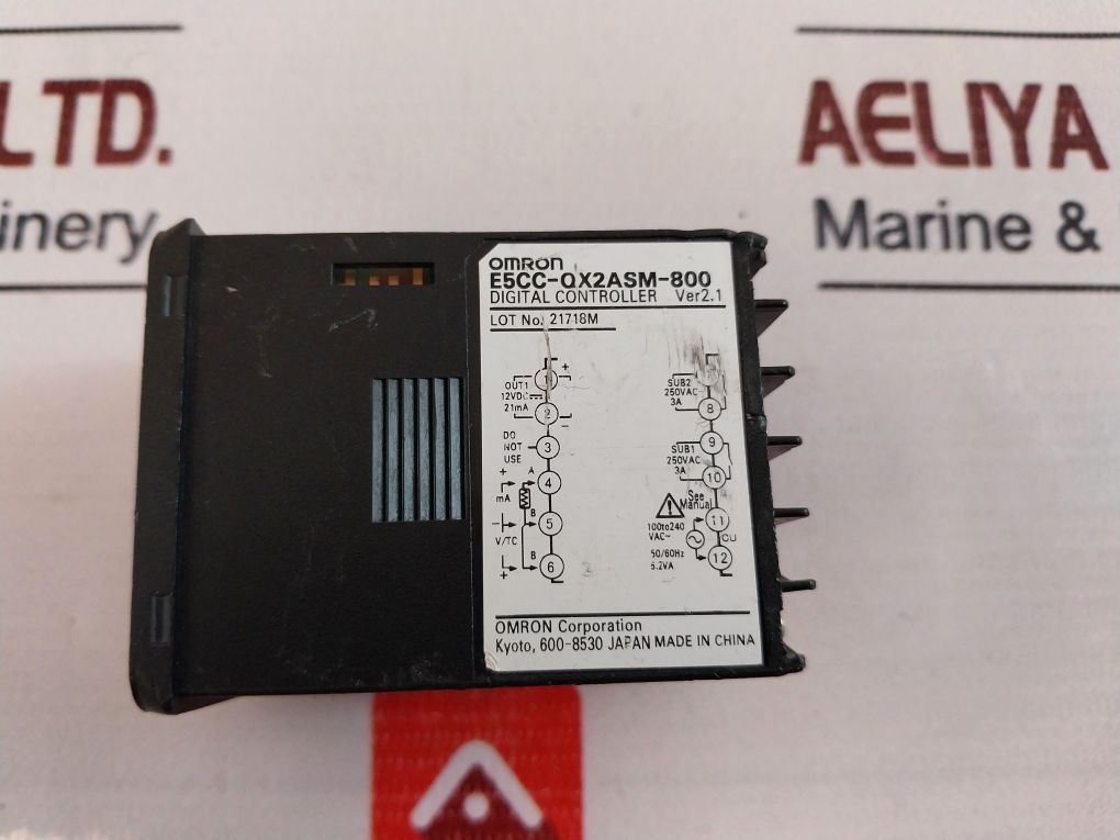 Omron E5cc-qx2asm-800 Temperature Controller 5.2va - Image 8