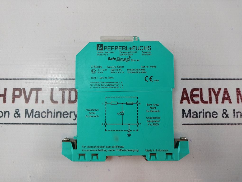 Pepperl+fuchs Z728.h Safe Snap Barrier 71938 - Image 6