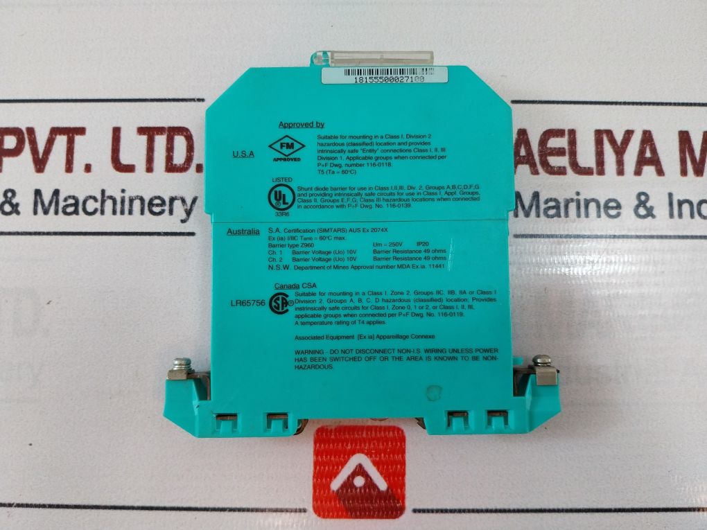 Pepperl+Fuchs Z960 Safe Snap Barrier 71858 - Image 8