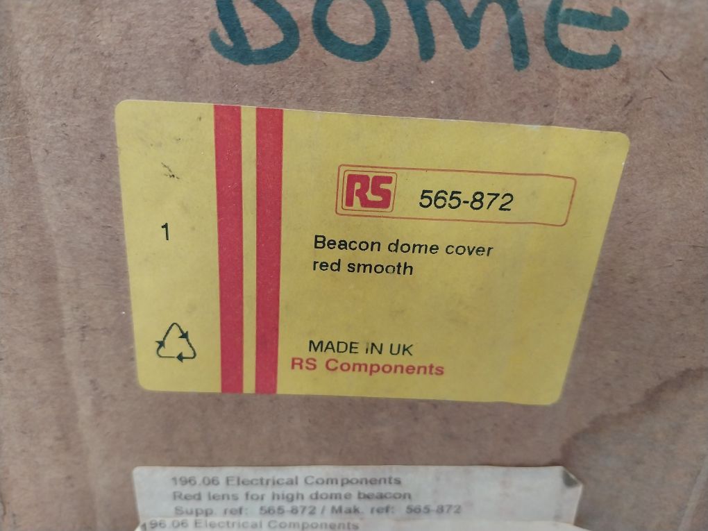 Rs 565-872 Red Lens For High Dome - Image 8