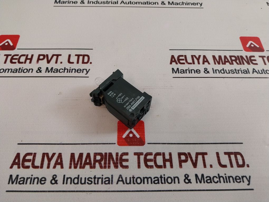 Schneider Electric Telemecanique Xb5 Aw1171n Flush Intergral Iiluminated Roung Push Button With Zbe-101n Contact Block - Image 3