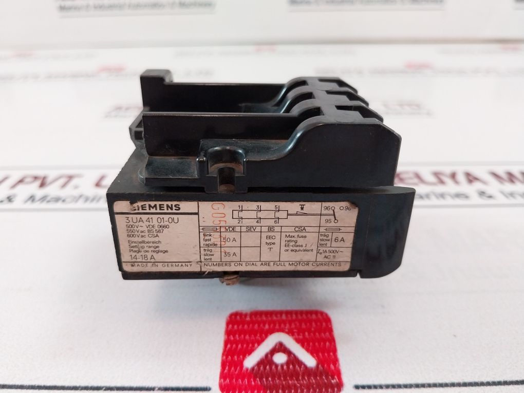Siemens 3ua4101-0u Thermal Overload Relay - Image 6
