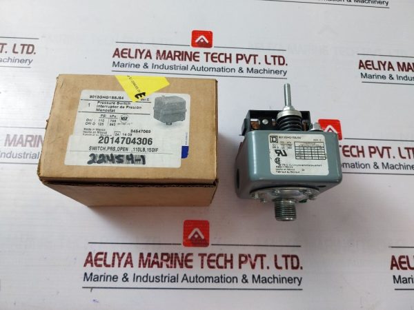 Square D 9013ghg1s8j54 Pressure Switch