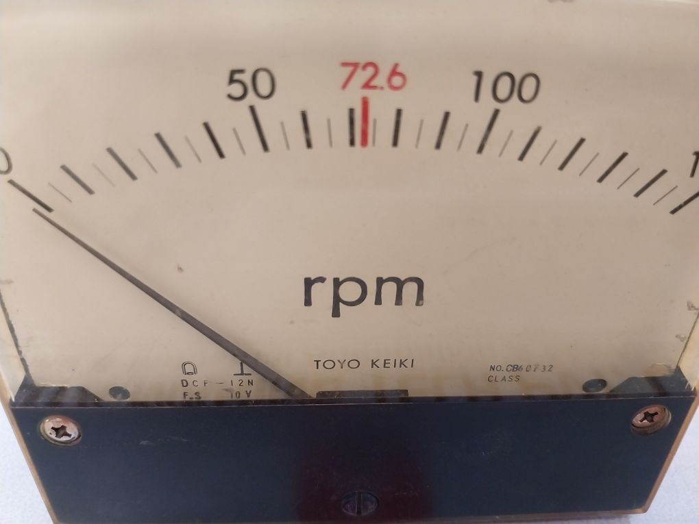 Toyo Keiki Dcf-12n Rpm Meter - Image 7