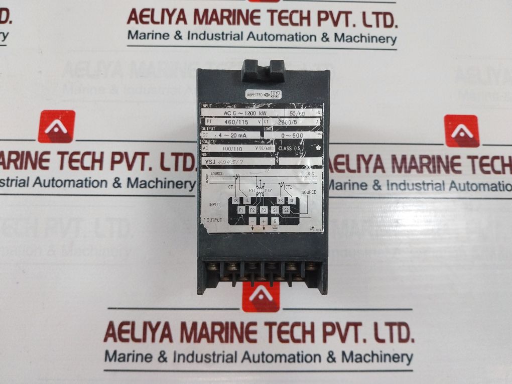 Toyo Keiki Egm-23 3 Phase Watt Transducer 460/115v - Image 7