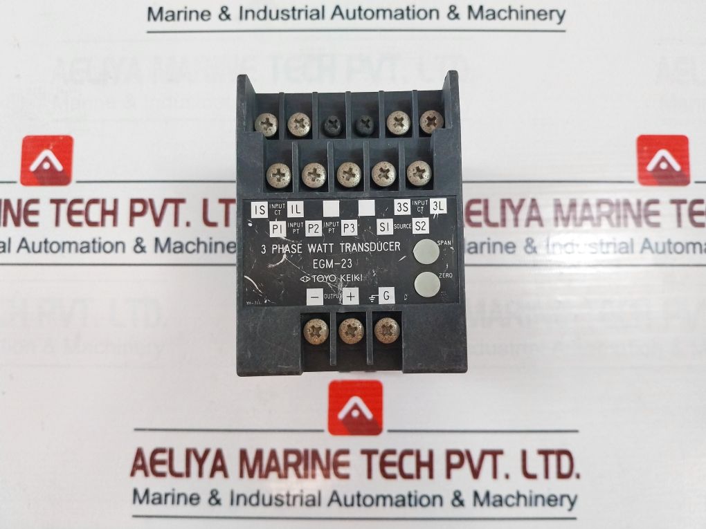 Toyo Keiki Egm-23 3 Phase Watt Transducer 460/115v - Image 9