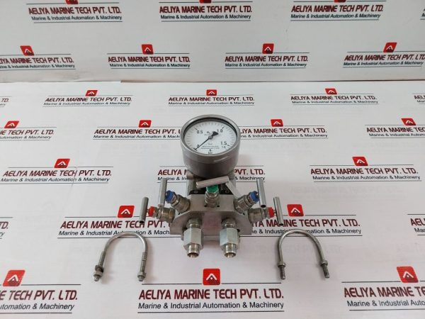 Wika 2100226 Differential Pressure Gauge 0-1.6 Bar