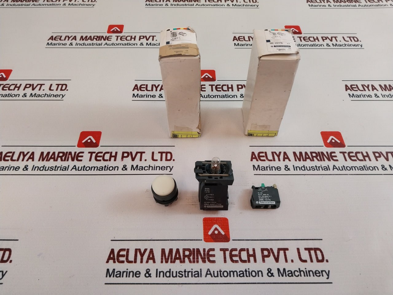 Schneider Electric Telemecanique Xb5 Aw1171n Flush Intergral Iiluminated Roung Push Button With Zbe-101n Contact Block - Image 21