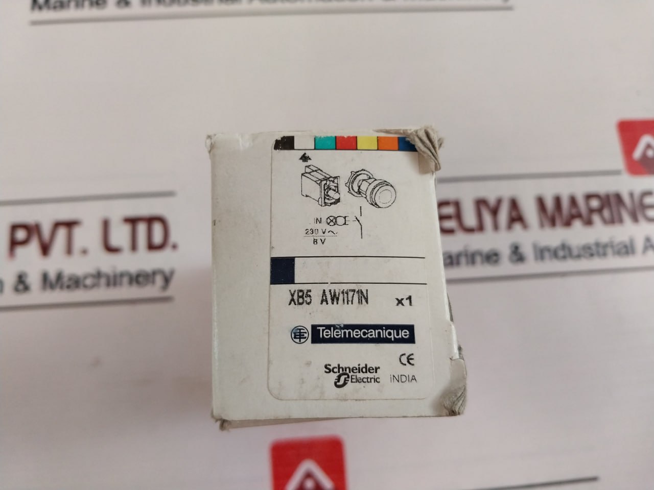Schneider Electric Telemecanique Xb5 Aw1171n Flush Intergral Iiluminated Roung Push Button With Zbe-101n Contact Block - Image 12
