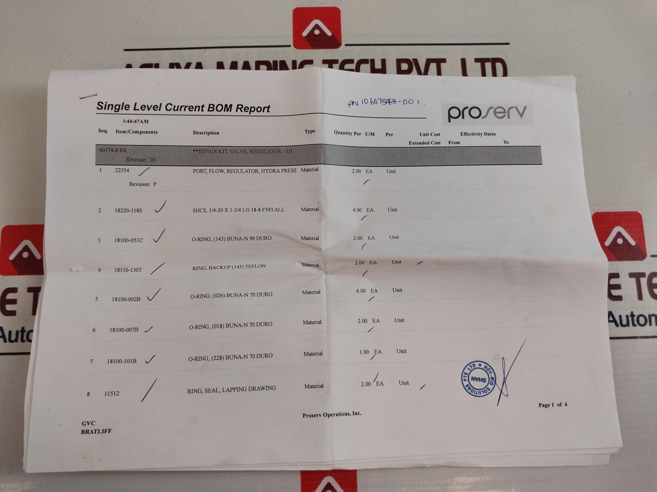 Gilmore 60174-8 Rk Valve Repair Kit - Image 27