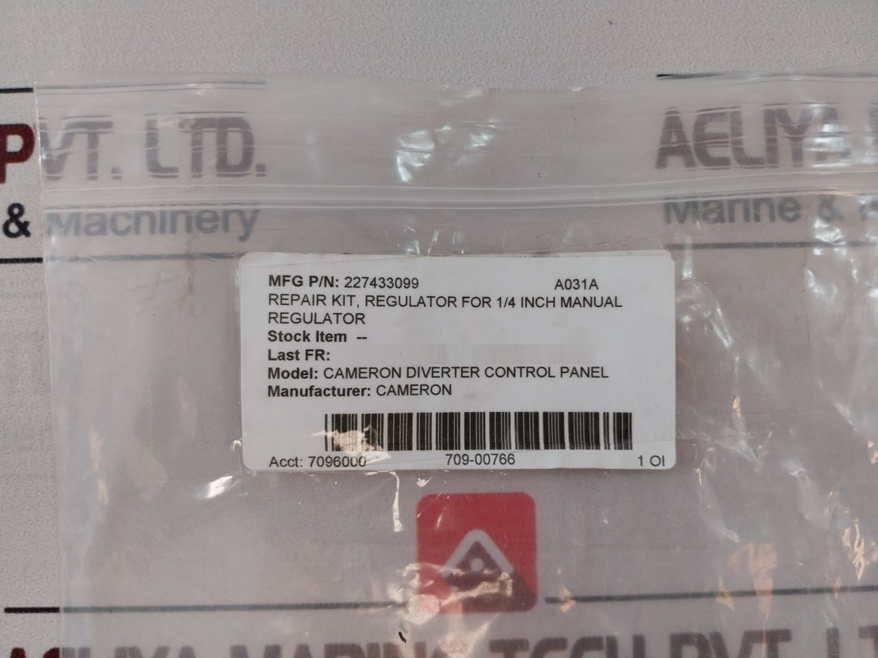 Cameron 2274330-99 Pressure Regulator Repair Kit - Image 14