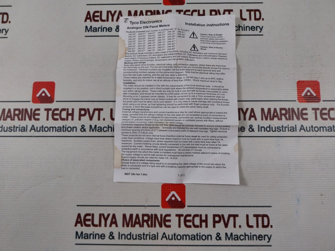 Crompton E244-05v-g-mt-**-er Analogue Din Panel Meter - Image 7