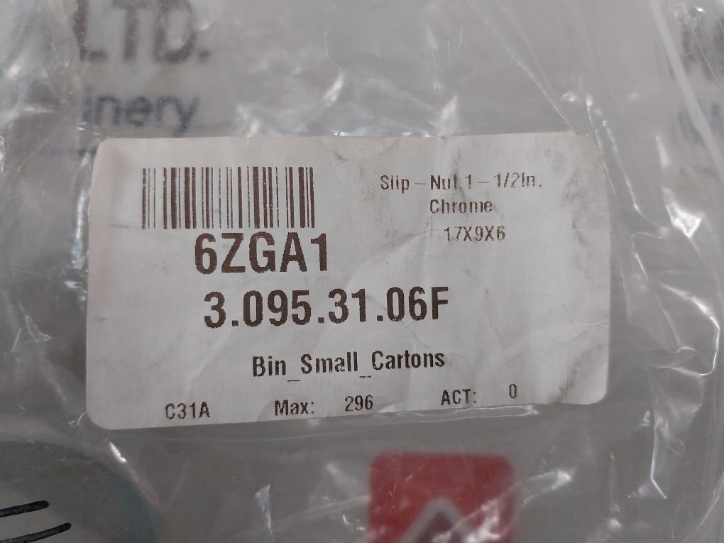 6zga1 Chrome 1-1/2in. Plated Brass Slip Joint Nut - Image 6