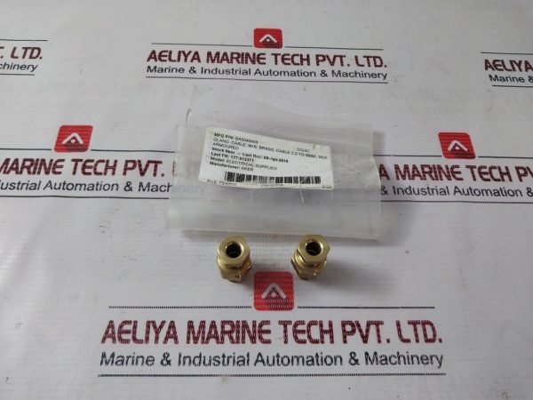 Aker Gland M16 Brass Cable Gland