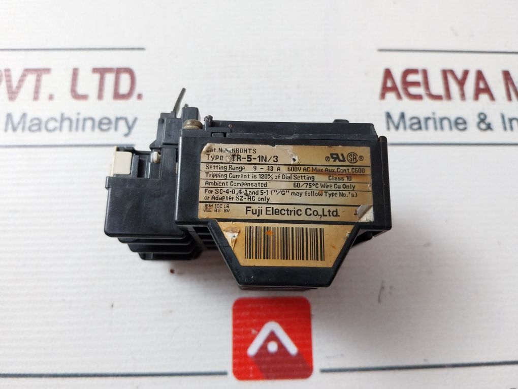Fuji Electric Tr-5-1n/3 Thermal Overload Relay - Image 6