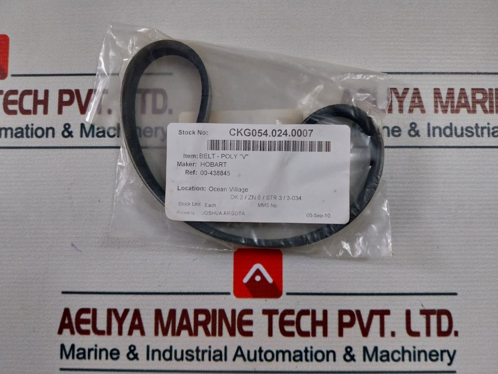 Hobart 438845 Poly “v” Belt Aeliya Marine