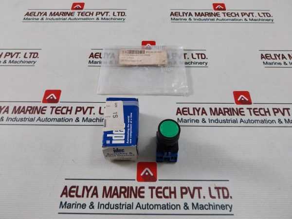 Idec Hw1b-m120-g Push Button Green Switch 600v