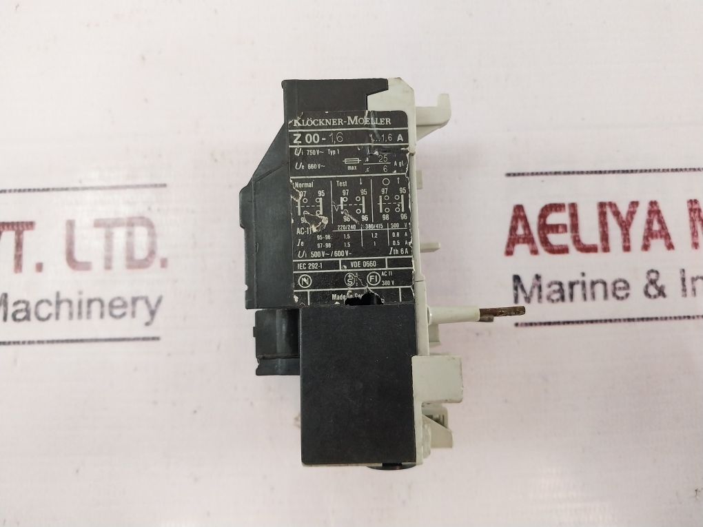 Klockner-moeller Z00-1,6 Thermal Overload Relay - Image 6