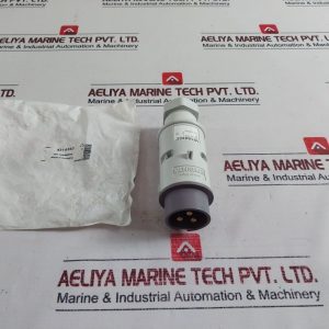 Mennekes 662rs Purple Cable Mount 3p Industrial Power Plug