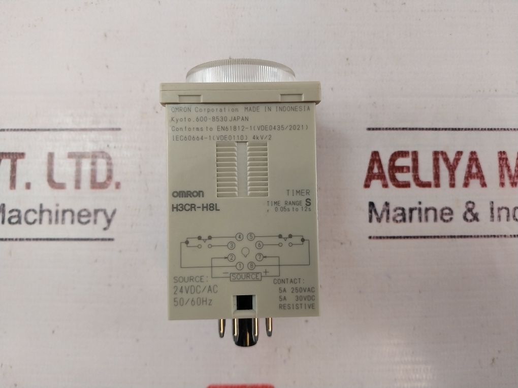Omron H3cr-h8l Power Off Delay Timer 0-6 Sec - Image 6