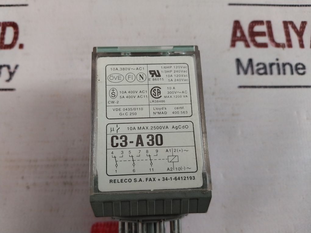 Releco C3-a30 Relay 10a 120vac - Image 5