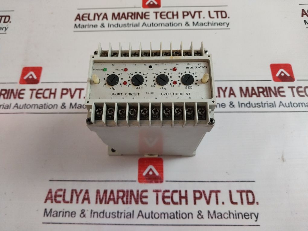 Selco T2500-08 3-phase Short-circuit+over-current Relay
