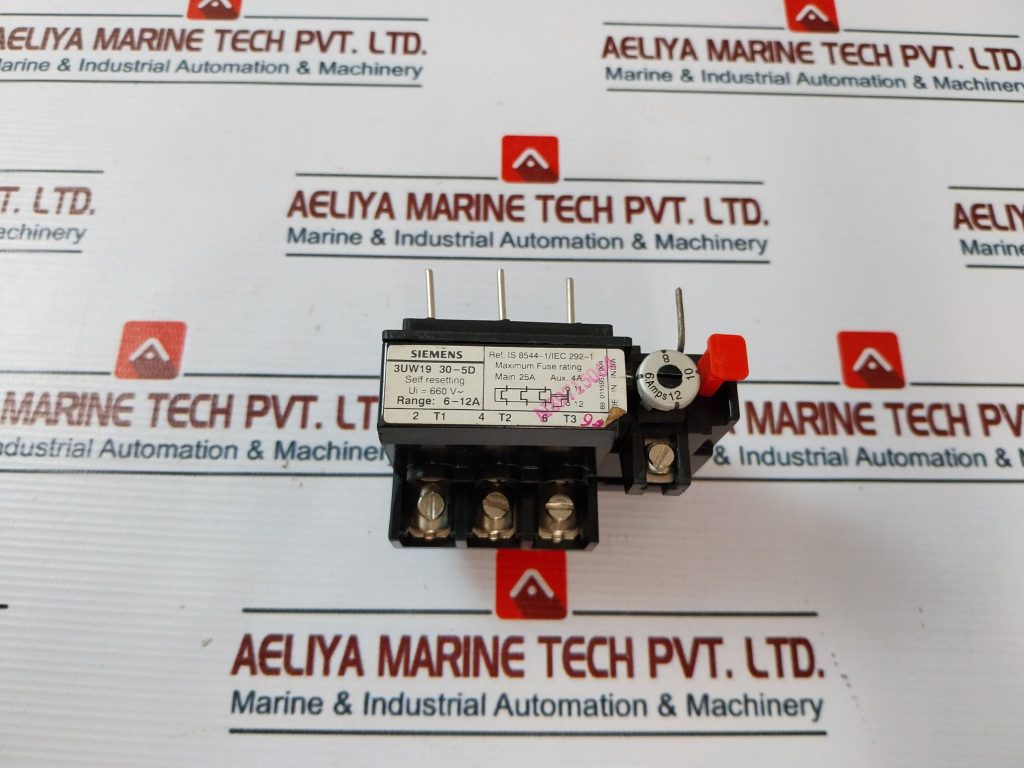 Siemens 3uw19 305d Thermal Overload Relay Aeliya Marine