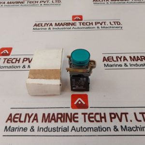 Telemecanique Zb4 Bv3 Pilot Light Green With Zb.-.v3 Contact Block