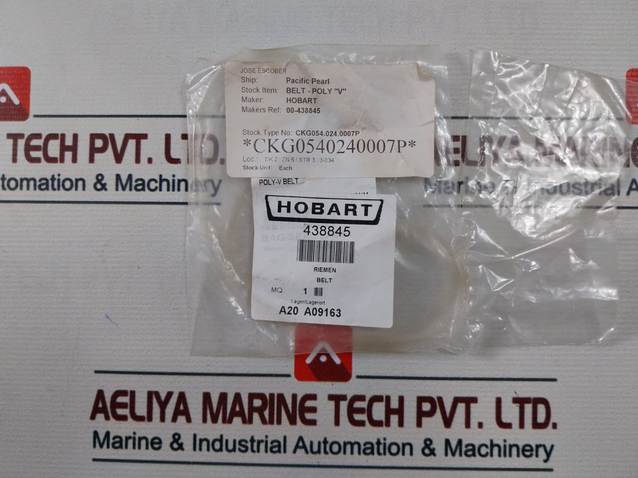 Hobart 438845 Poly “V” Belt - Image 9