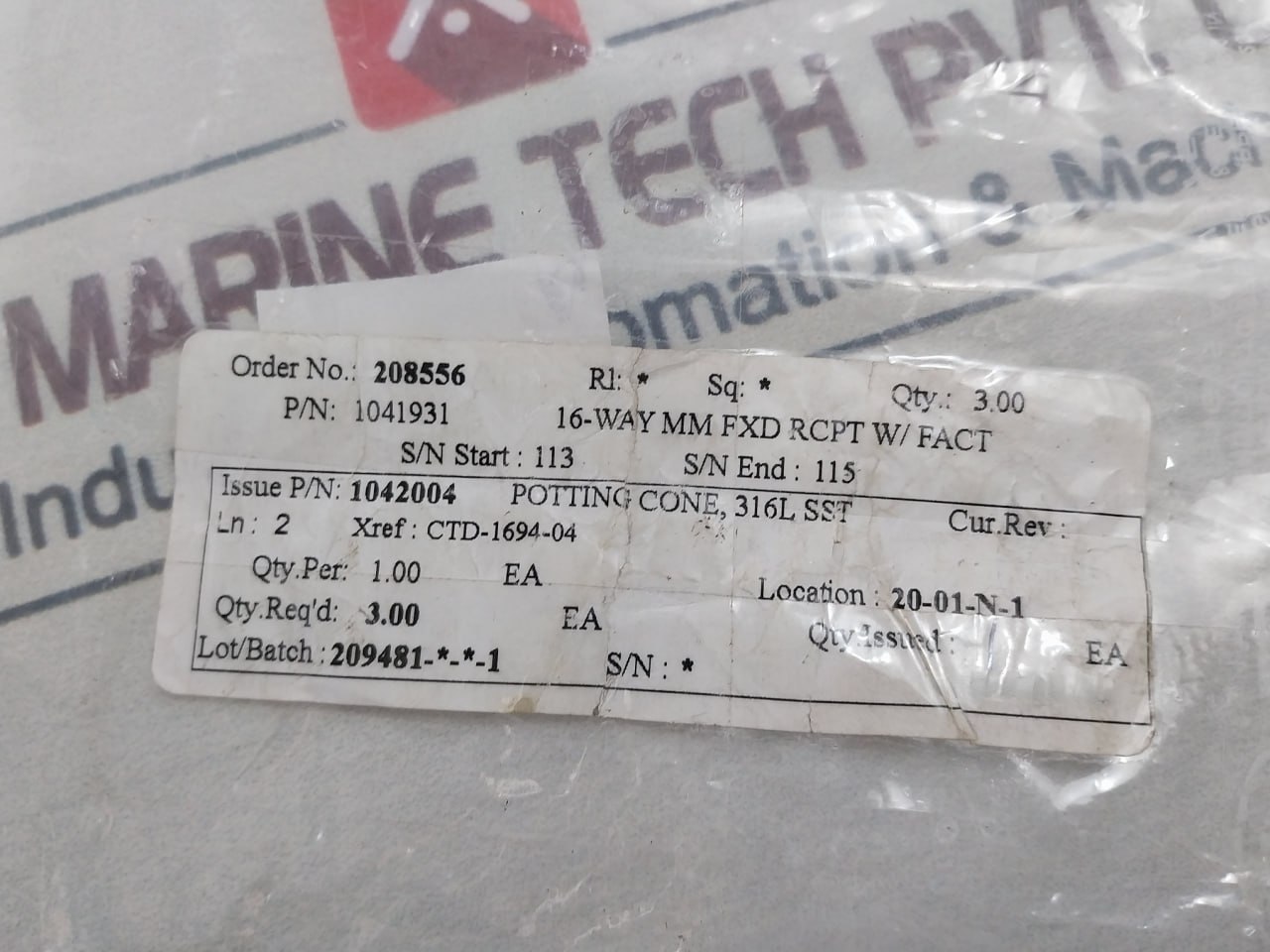 1041931 16-way Mm Fxd Rcpt W/fact - Image 7