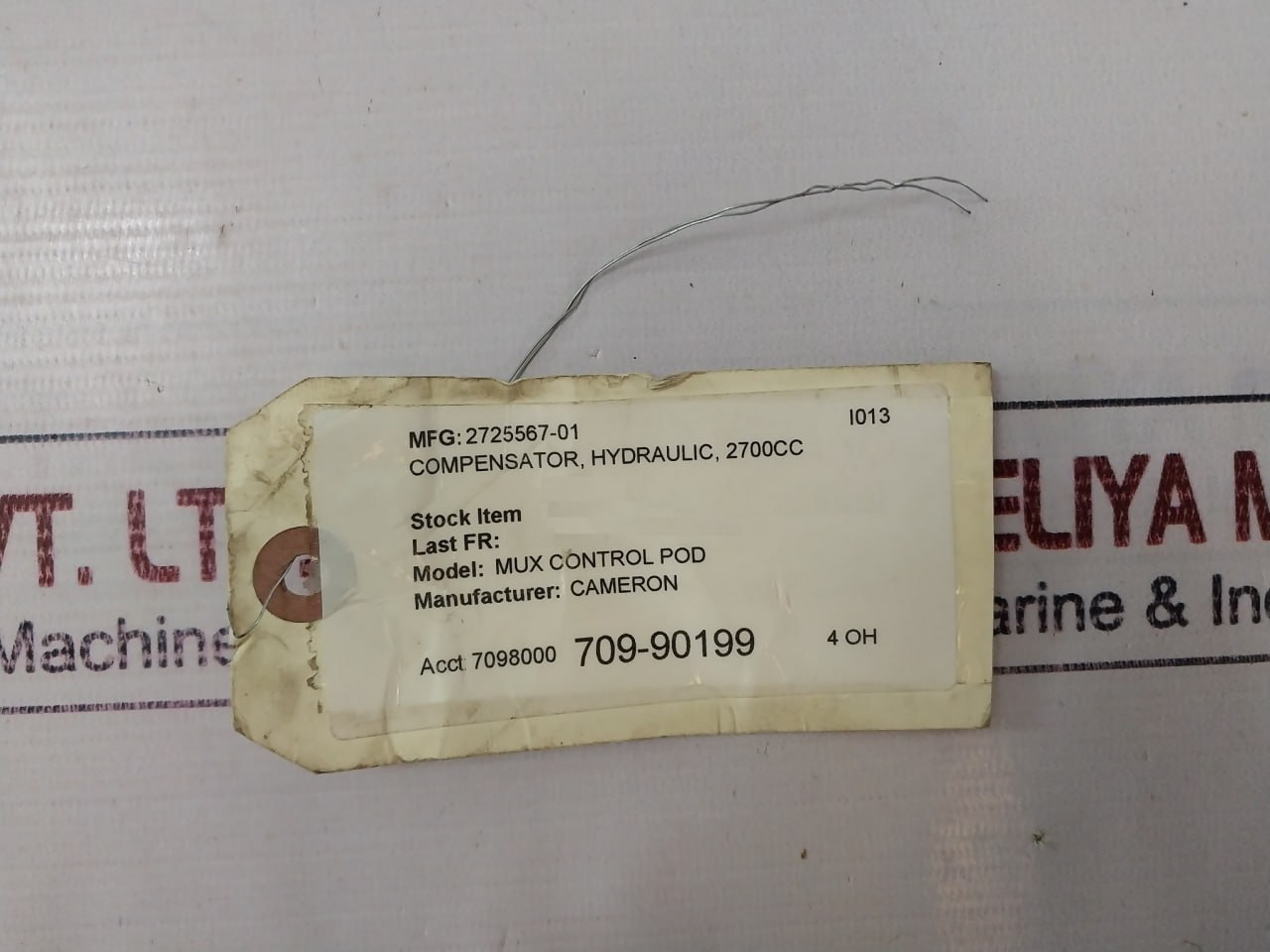 Forum Sa-Hc-0745-Mas-Ss-02 Compensator Hydraulic 2700cc - Image 9