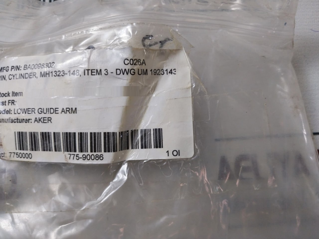 Aker Ba0098302 Pin Cylinder - Image 8