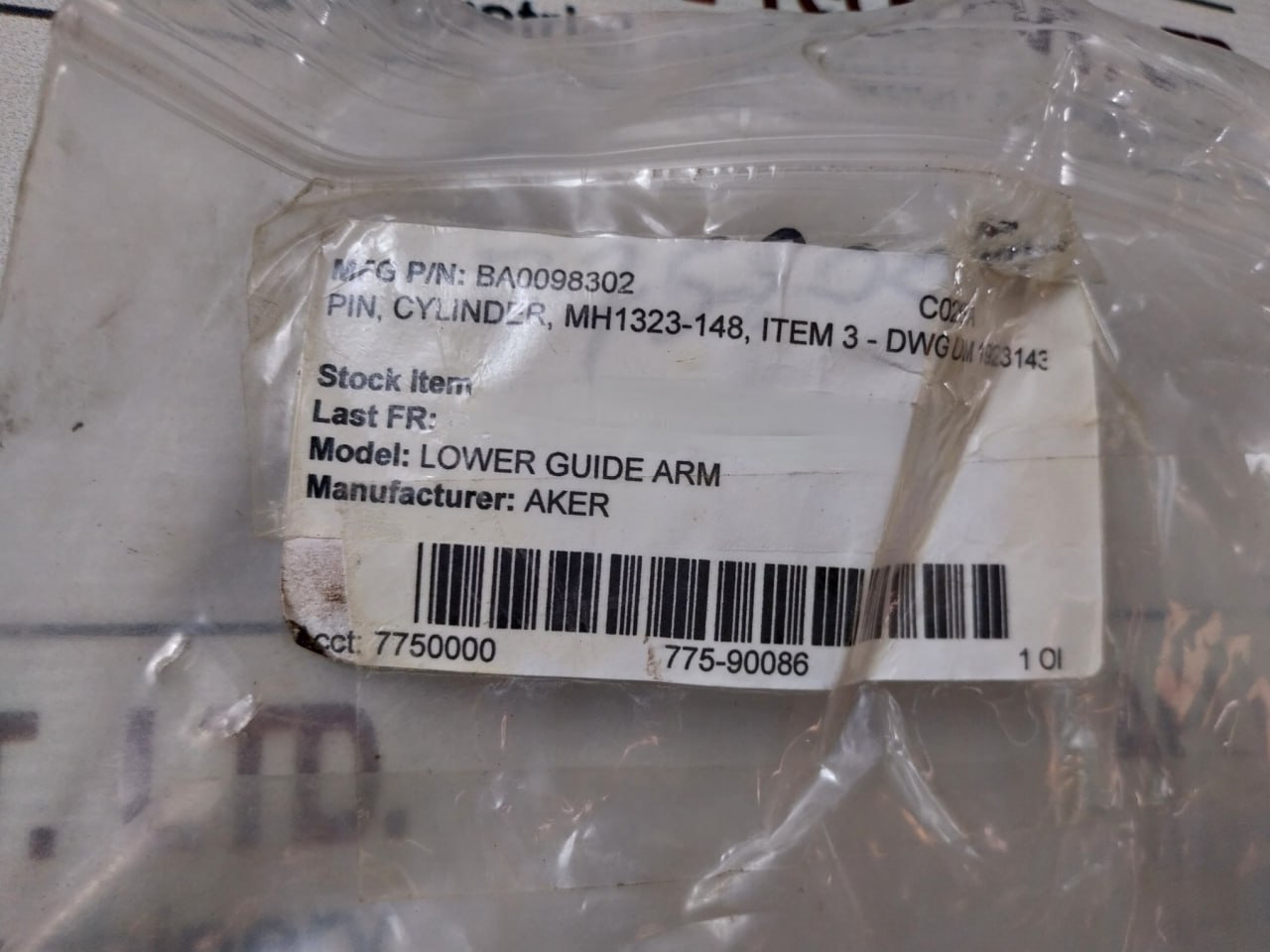 Aker Ba0098302 Pin Cylinder - Image 7