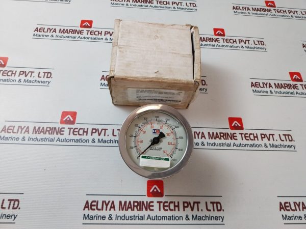 Stewarts Cameron 316 S.s Pressure Gauge 0-2000 Psi