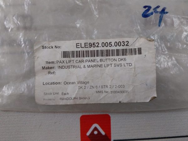 Switching Components Dk6 Pax Lift Car Panel Button - Image 8