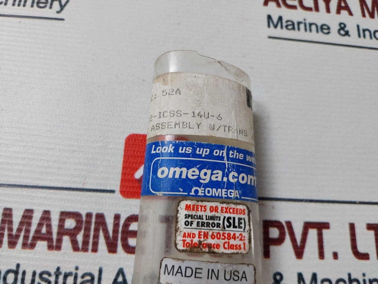 Omega Tj72-Icss-14u-6 Thermocouple Assembly With Transducer Joint - Image 8