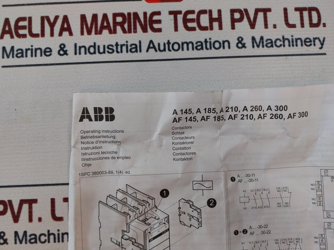 Abb 1sfc 380003-89 Hardware Set - Image 6