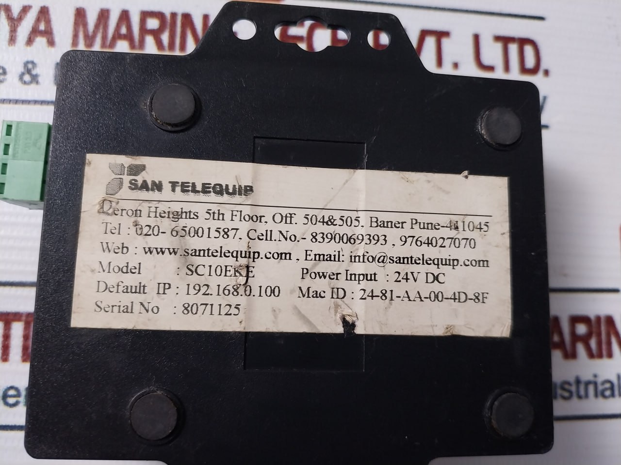 San Telequip Sc10eke Serial To Ethernet Converter - Image 7