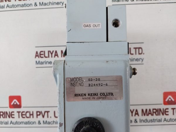 Riken Keiki Gd-d8-56 Combustible Gas Detector 100v - Image 6