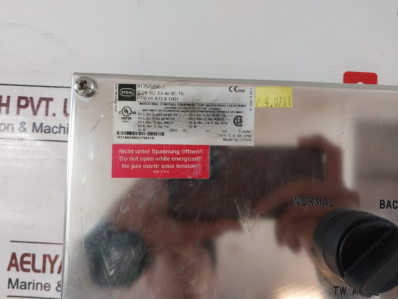 Stahl Nov-national Oilwell 8125/5000-2 Explosion Protected Metallic Control Stations Ip66 - Image 12