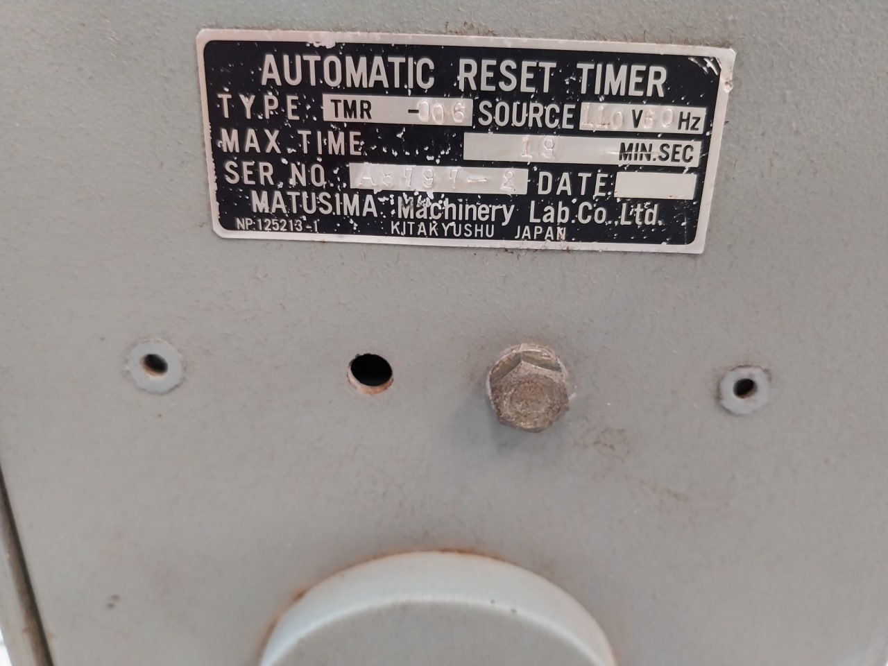 Matusima Tmr-006 Automatic Reset Timer - Image 7