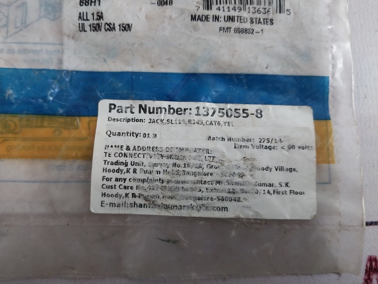 Te Connectivity 1375055-8 Connector Modular Connector Jack - Image 7