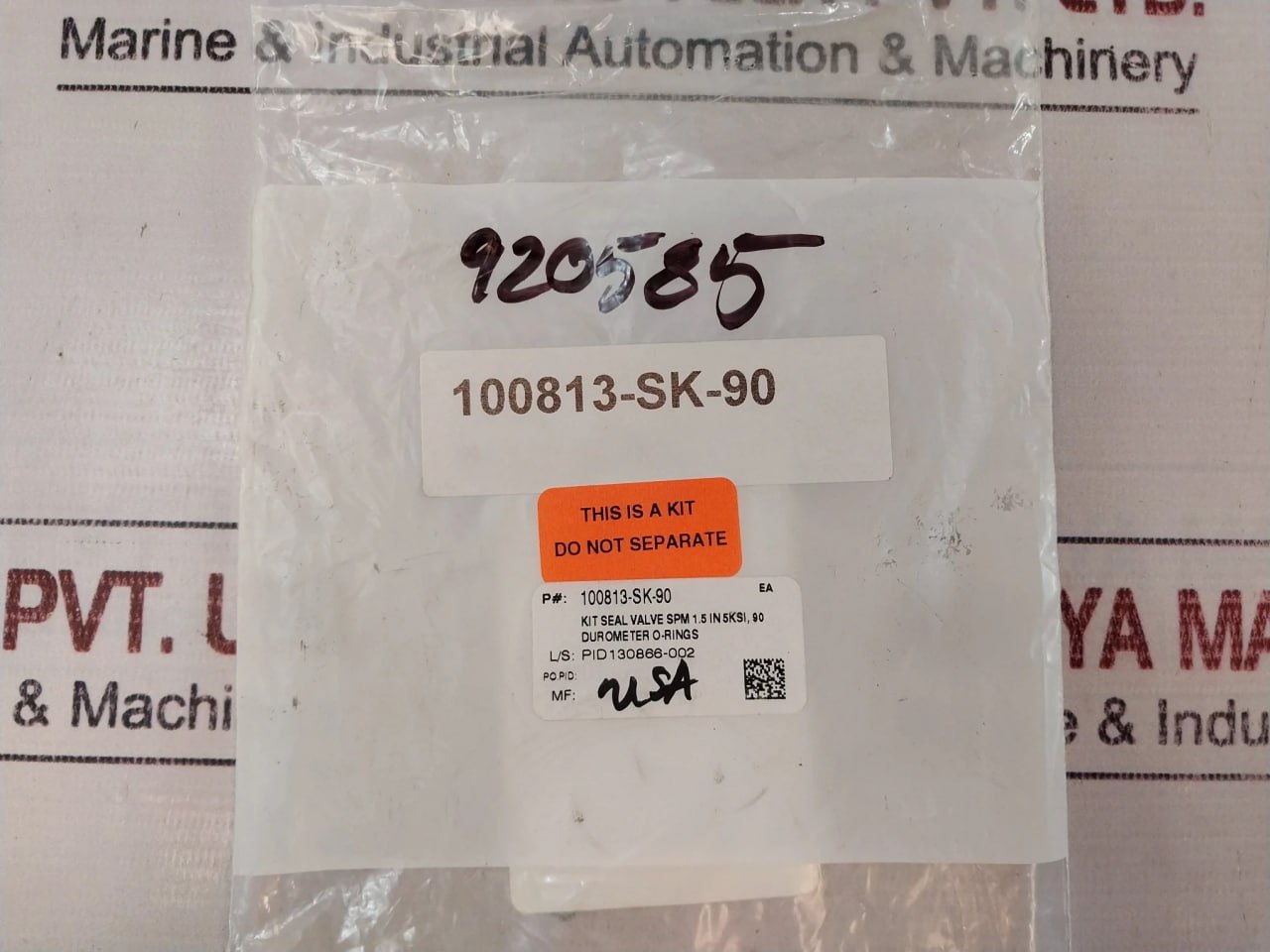 Oceaneering 100813-sk-90 Seal Valve Kit - Image 7