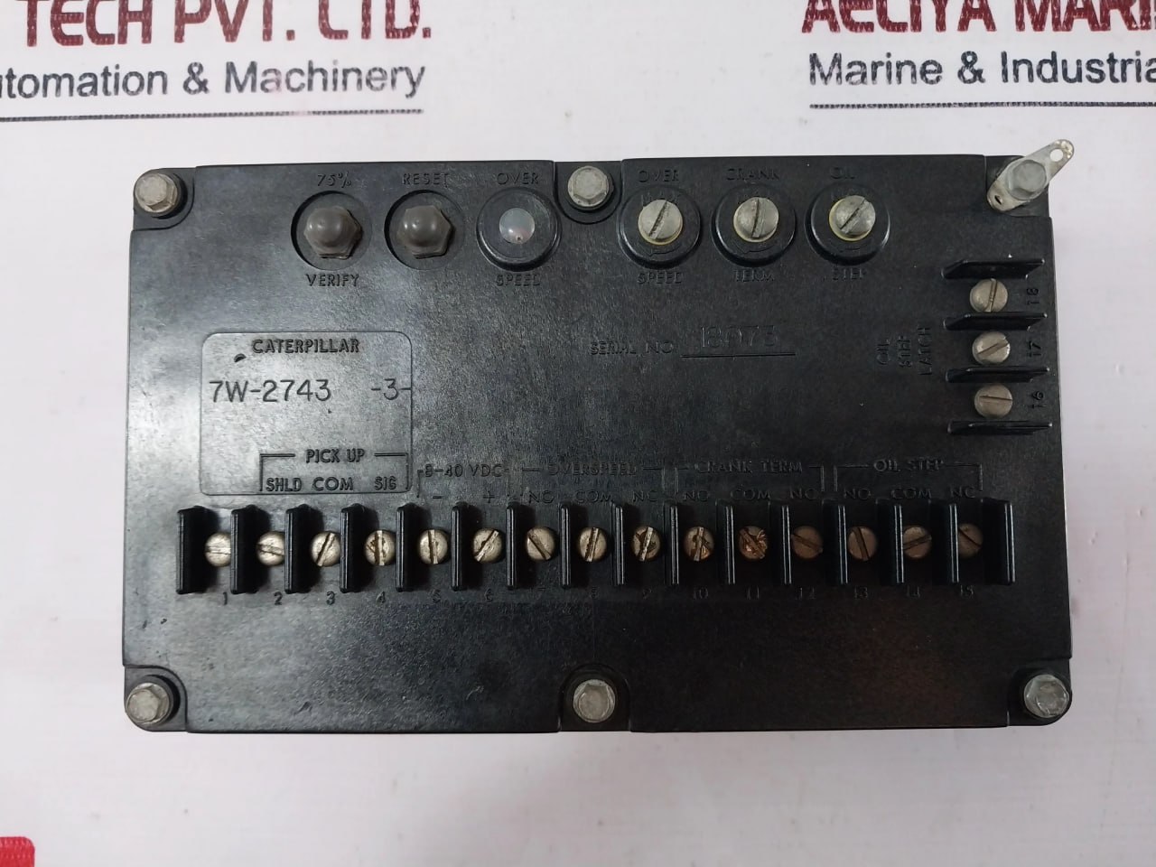 Caterpillar 7w-2743-3 Control Unit 8-40 Vdc - Image 7