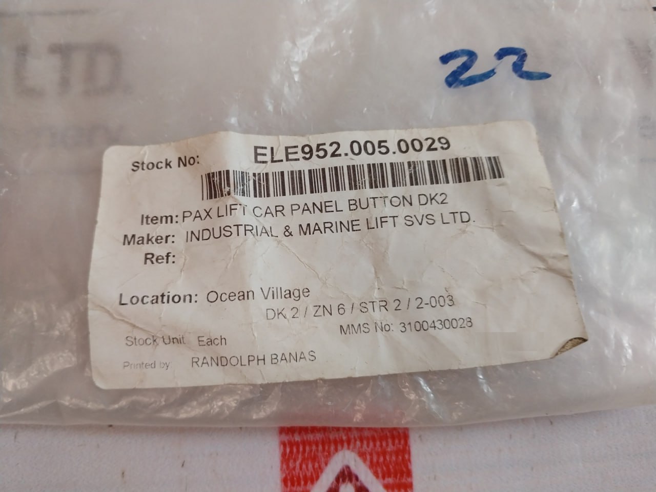 Switching Components Dk2 Button Elevator Car Panel - Image 6