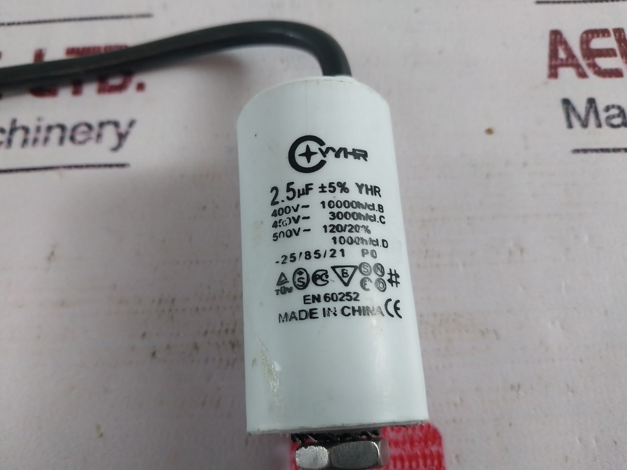 Vyhr 2.5 Μf ±5% Yhr Motor Capacitor - Image 7