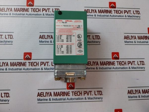 Asco Pb10a Pressure Switch